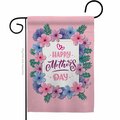 Patio Trasero Pink Mother Day Family 13 x 18.5 in. Double-Sided Decorative Vertical Garden Flags for PA3903204